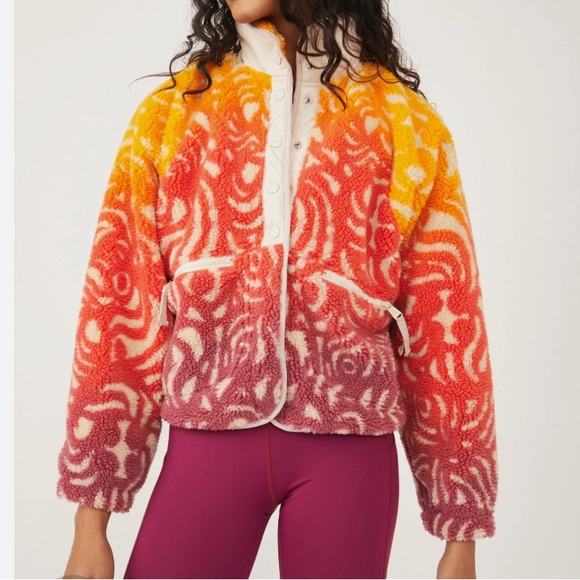 Free People Jackets & Blazers - Free People Hit The Slopes Fleece Jacket